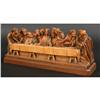 Image 3 : CARVED WOOD FIGURAL GROUP THE LAST SUPPER