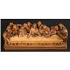 Image 4 : CARVED WOOD FIGURAL GROUP THE LAST SUPPER