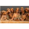 Image 5 : CARVED WOOD FIGURAL GROUP THE LAST SUPPER