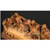 Image 6 : CARVED WOOD FIGURAL GROUP THE LAST SUPPER