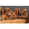 Image 7 : CARVED WOOD FIGURAL GROUP THE LAST SUPPER