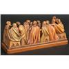 Image 8 : CARVED WOOD FIGURAL GROUP THE LAST SUPPER