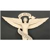 Image 3 : VINTAGE CAST ALUMINUM CHIROPRACTIC TRADE SIGN