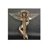 Image 4 : VINTAGE CAST ALUMINUM CHIROPRACTIC TRADE SIGN