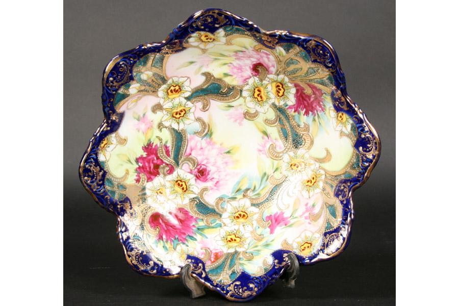 3 ANTIQUE BAVARIAN PORCELAIN SERVING DISHES