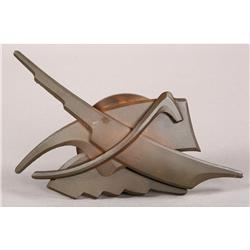 ALBERT PALEY SIGNED METAL PAPER WEIGHT