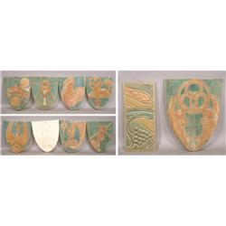 10 COLORED FIBERGLASS MOLDS