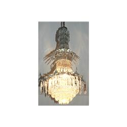 MONUMENTAL ANTIQUE CRYSTAL CHANDELIER
