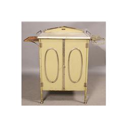 VINTAGE ART DECO METAL DOCTORS OFFICE CABINET