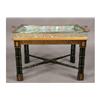 Image 1 : CLOISONNE STYLE TRAY TABLE FAUX BAMBOO