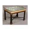 Image 2 : CLOISONNE STYLE TRAY TABLE FAUX BAMBOO