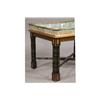 Image 4 : CLOISONNE STYLE TRAY TABLE FAUX BAMBOO