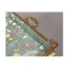 Image 5 : CLOISONNE STYLE TRAY TABLE FAUX BAMBOO