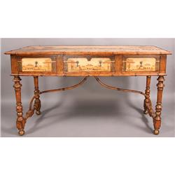 FAUX BAMBOO SERVER CHINOISERIE IRON