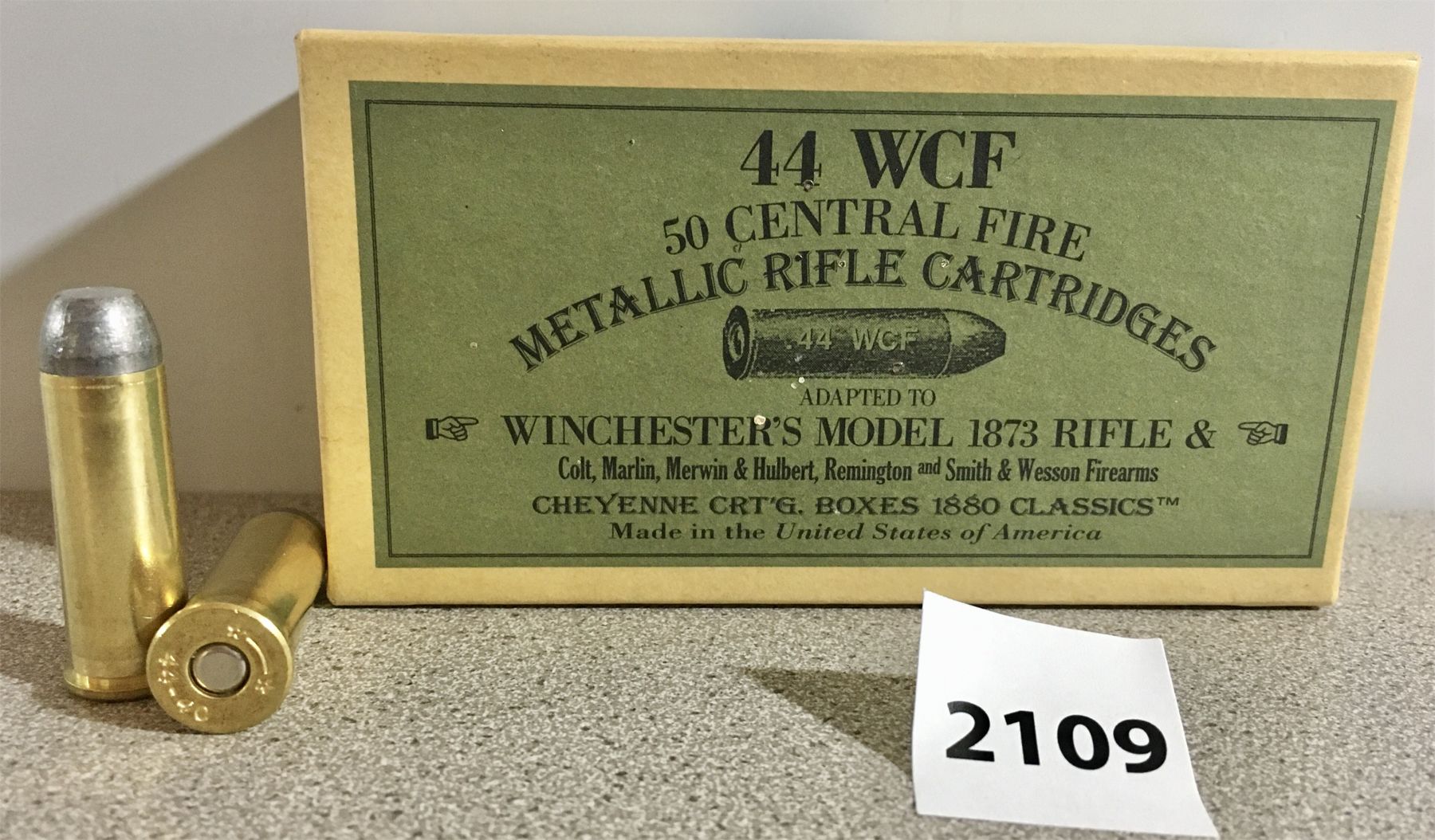 44wcf Size AMMO: 50X .44 WCF (.44-40 WIN) - CAST LEAD - Kidd Family Auctions