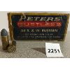 Image 1 : AMMO: 50X REMINGTON PETERS .44 S&W RUSSIAN - 246GR LEAD