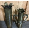 Image 2 : LOT OF 2 - BRASS SHELL TRENCH ART PIECES