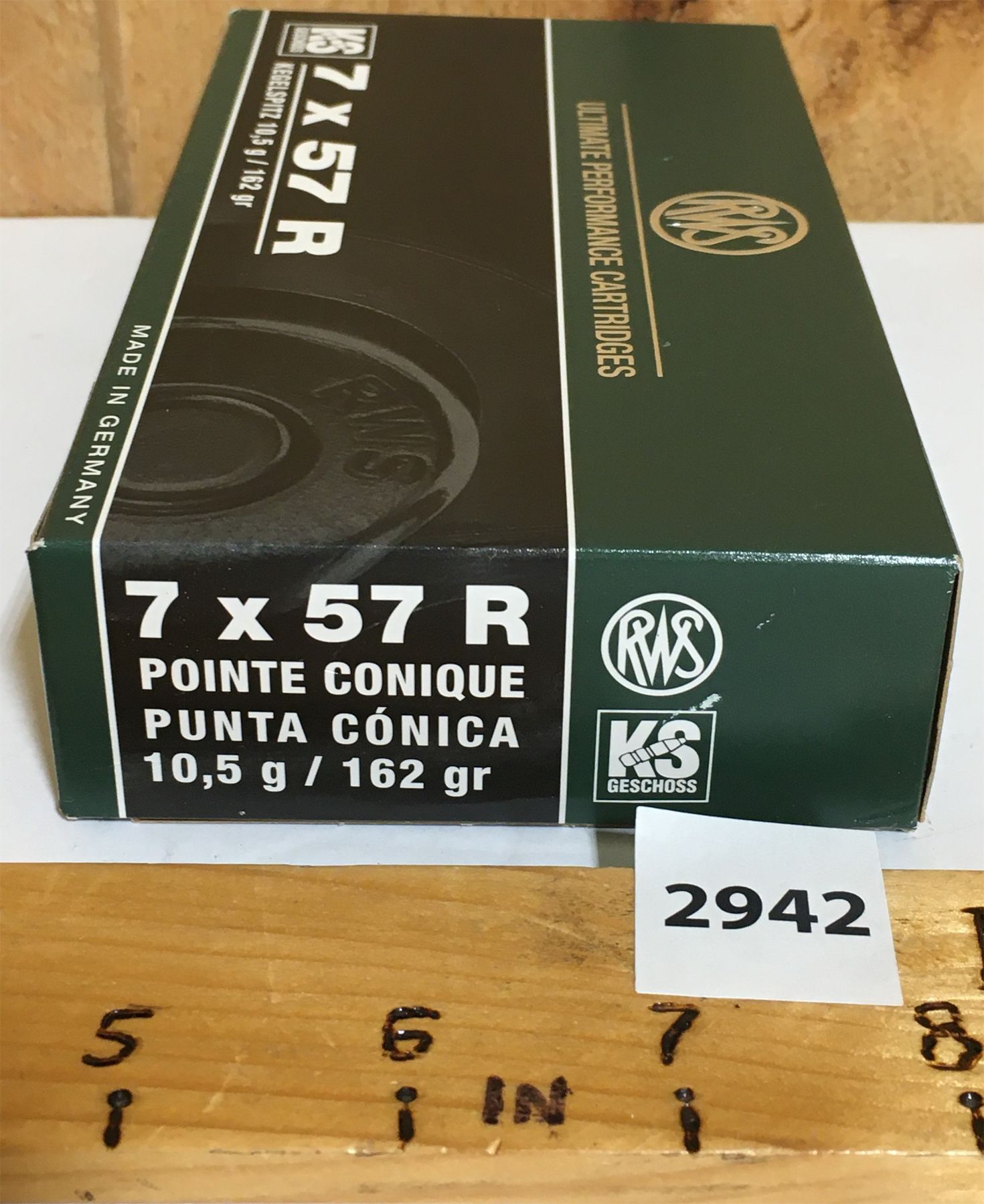 7x46 Rws AMMO: 20X RWS - 7 X 57 r - 162 GR - Kidd Family Auctions