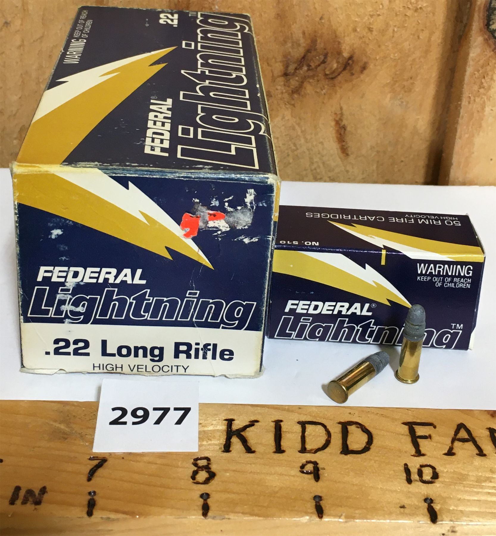 AMMO: 350x FEDERAL LIGHTNING 22 LR HI VEL