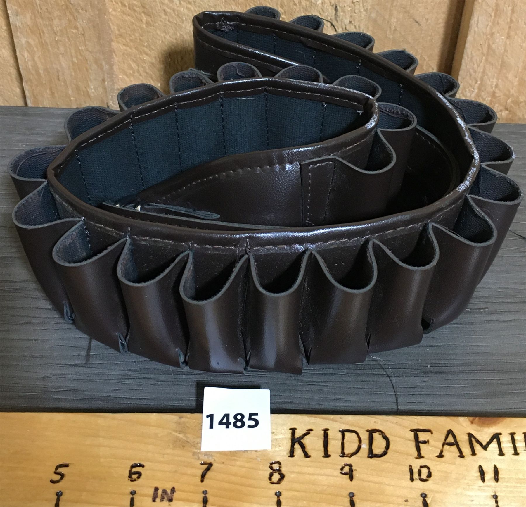 SHOTGUN SHELL BANDOLIER - 43 INCH - Kidd Family Auctions