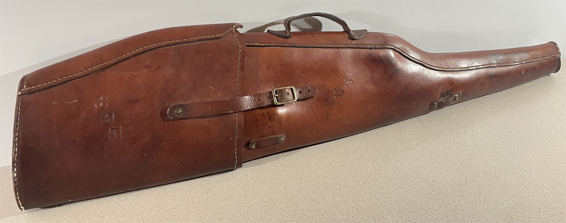 LEATHER GUN CASE