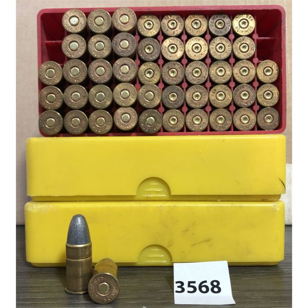 117x AMMO: 117X LIVE & 28X BRASS .455 COLT