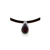 Image 1 : Genuine 6 ctw Garnet Necklace 14KT Yellow Gold - REF-49V6W