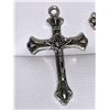 Image 2 : Lot of 2 Sterling Silver Crucifix pendants NEW