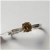 Image 2 : 14K White Gold Diamond (0.35Ct,I1,) Ring (~Size 6)((~weight 1.11g), Made in Canada, Appraised Retail