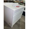 Image 3 : Style Selections White 2 Drawer + 1 Cupboard Vanity with Top