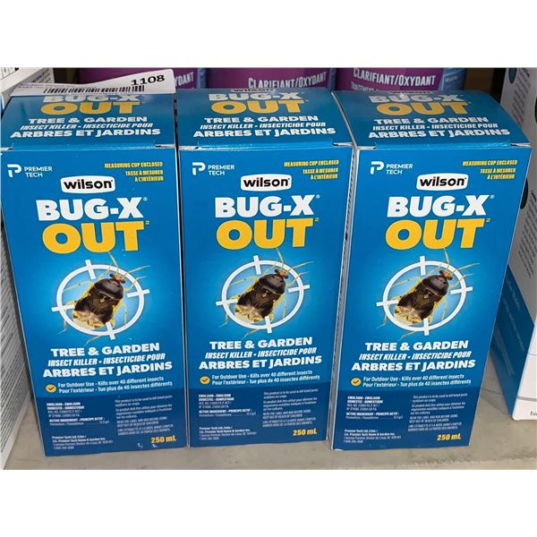 Bug-X Out Tree & Garden Insect Killer 3x250ml