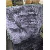 Image 2 : Super Plush 100% Sheep Skin Universal Seat Covers - Blue/Gray