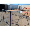 Image 1 : NEW from a freight claim MetalTech Safer Stack Scaffold System complete with 2 ends, 2 -6ft X beams 