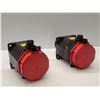 Image 2 : (2) Fanuc # A06B-0165-B088 AC Servo Motors