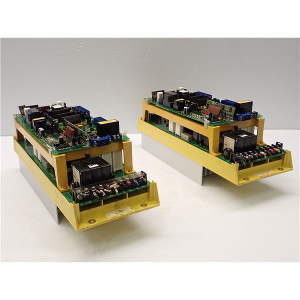 (2) Fanuc # A06B-6058-H006 Servo Amplifiers