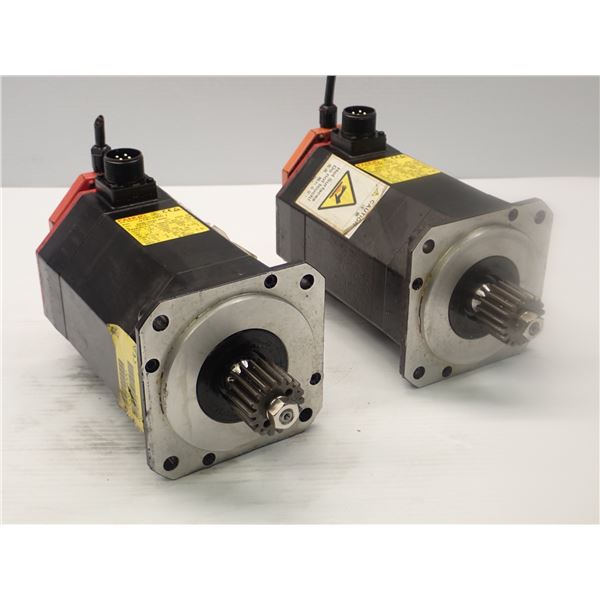 (2) Fanuc # A06B-0226-B000 AC Servo Motors