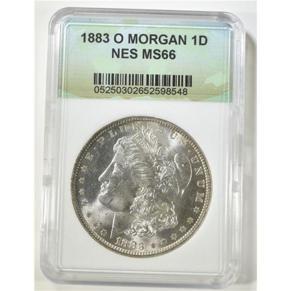 1883-O MORGAN DOLLAR NES GEM BU