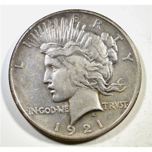1921 PEACE DOLLAR XF