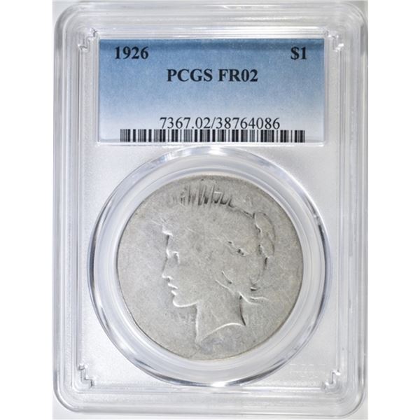 1926 PEACE DOLLAR PCGS FR2