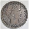 Image 1 : 1901-O BARBER HALF DOLLAR  NICE UNC  OLD CLEANING