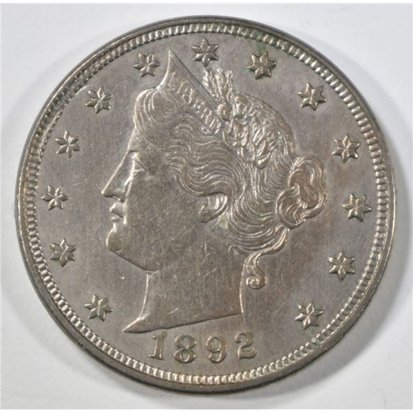 1892 LIBERTY NICKEL  BU