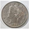 Image 1 : 1892 LIBERTY NICKEL  BU