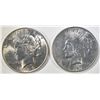 Image 1 : 2-GEM BU 1923 PEACE DOLLARS