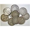 Image 1 : 10 WALKING LIBERTY HALF DOLLAR MIXED DATES