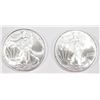 Image 1 : 2-BU 2010 AMERICAN SILVER EAGLES