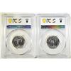 Image 2 : 2 1956 WASHINGTON QUARTERS PCGS PR 67