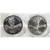 Image 1 : 1999 YELLOW STONE PROOF & UNC  COMM DOLLARS