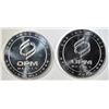 Image 1 : 2-ONE OUNCE .999 SILVER OPM ROUNDS