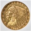 Image 2 : 1929 $2.5 GOLD INDIAN CH BU