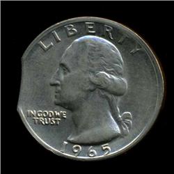 1965 Quarter HUGE Error Coin GEM Unc (COI-3569)